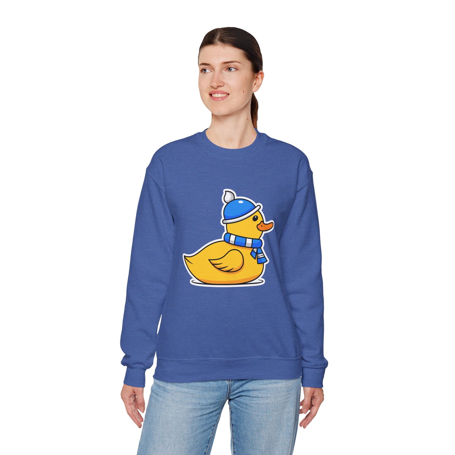 Unisex Heavy Blend™ Crewneck Sweatshirt (Chilly Duck)