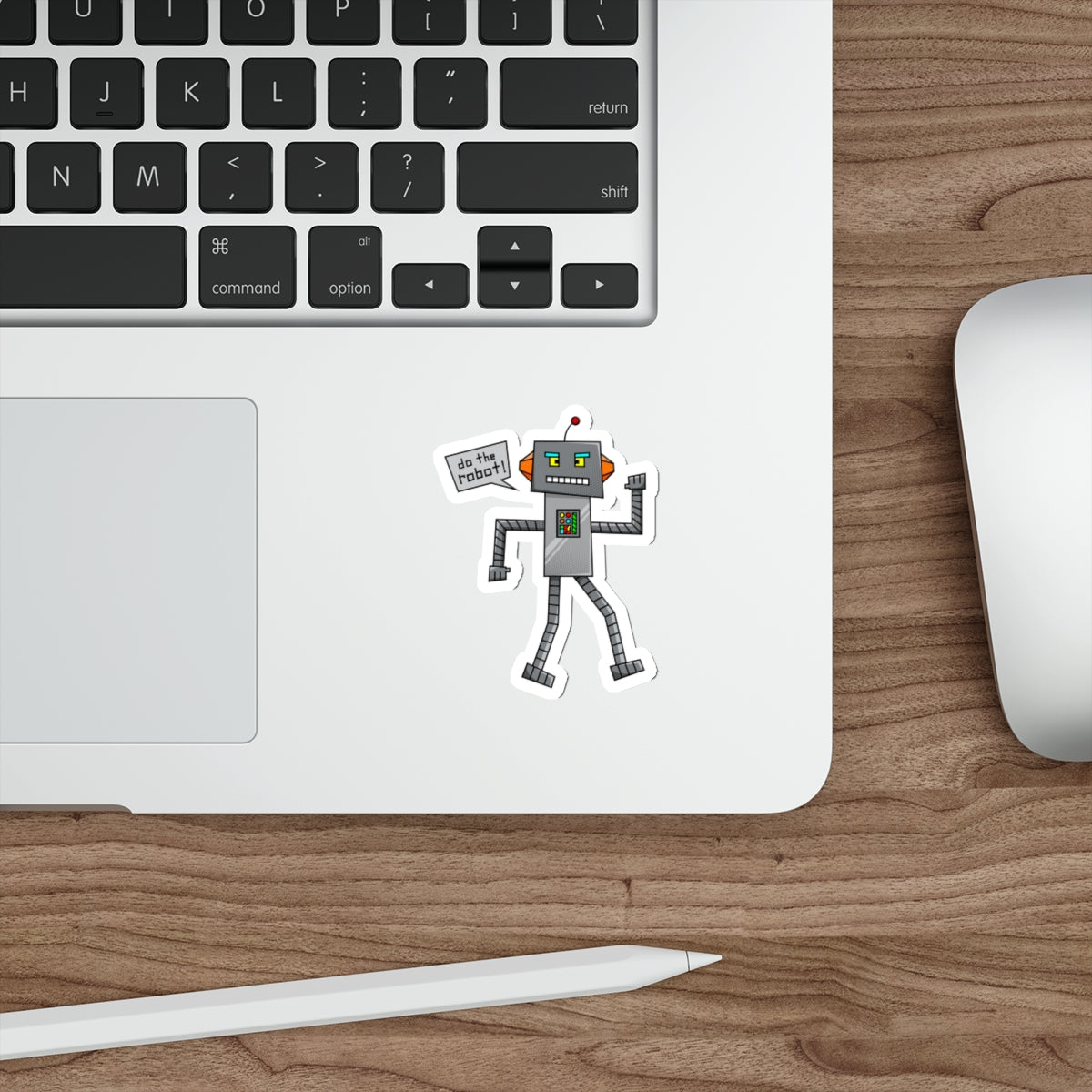 Die-Cut Stickers | Vibrant Art for Personalization (Do the Robot)