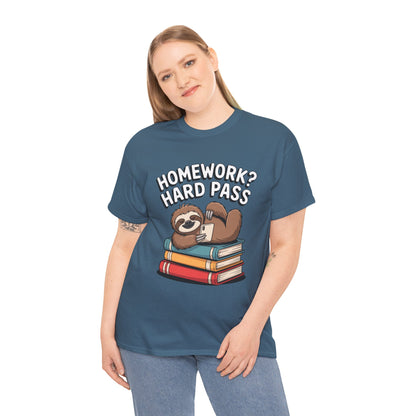 Unisex Heavy Cotton Tee (Homework? Hard Pass)