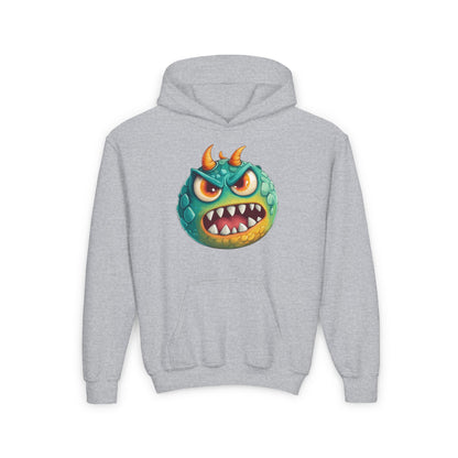 Youth Heavy Blend Hooded Sweatshirt (Green Monster 2)