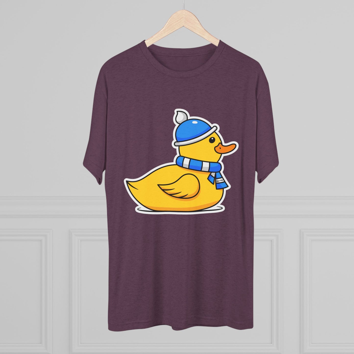 Unisex Tri-Blend Crew Tee (Chilly Duck)