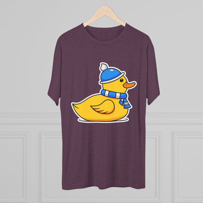 Unisex Tri-Blend Crew Tee (Chilly Duck)