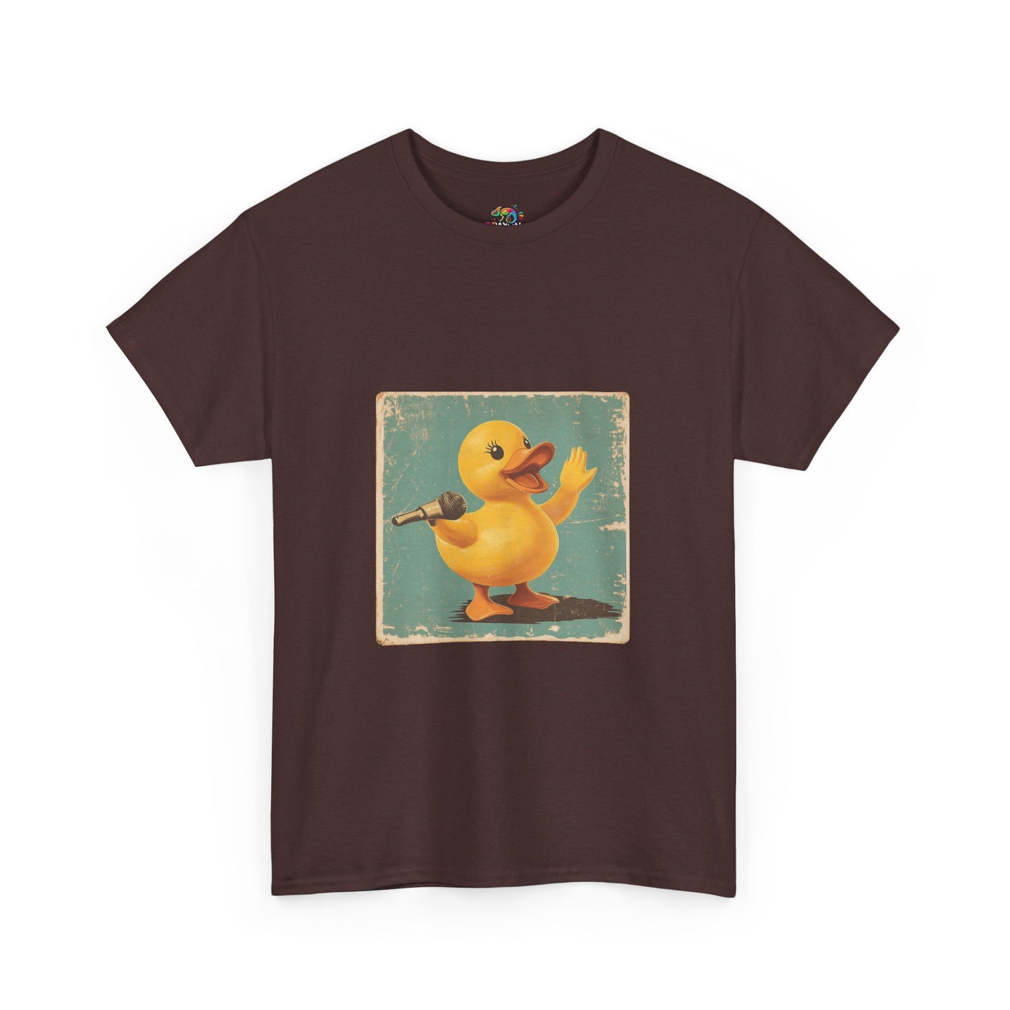 Unisex Heavy Cotton Tee (Karaoke Duck)