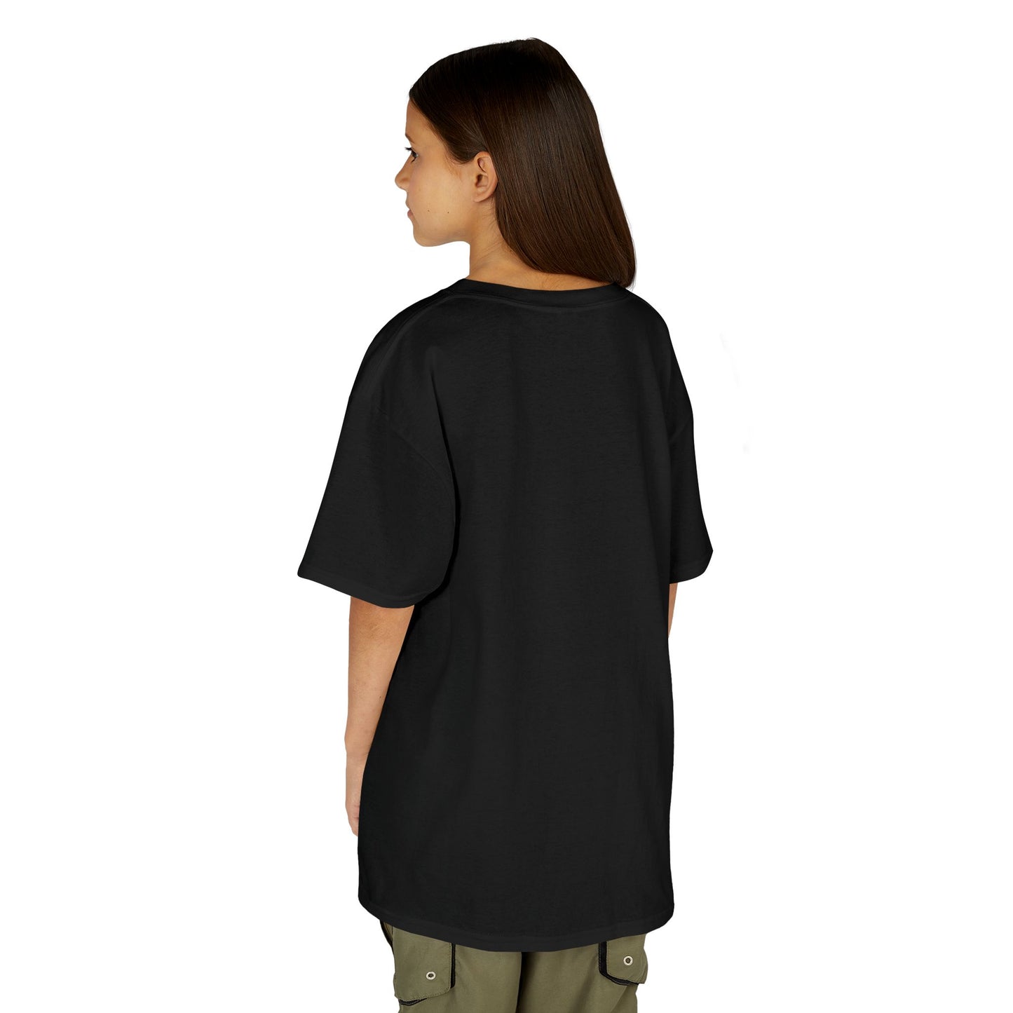 Kids Heavy Cotton T-Shirt (I'm not made for this - Snowmobiler)