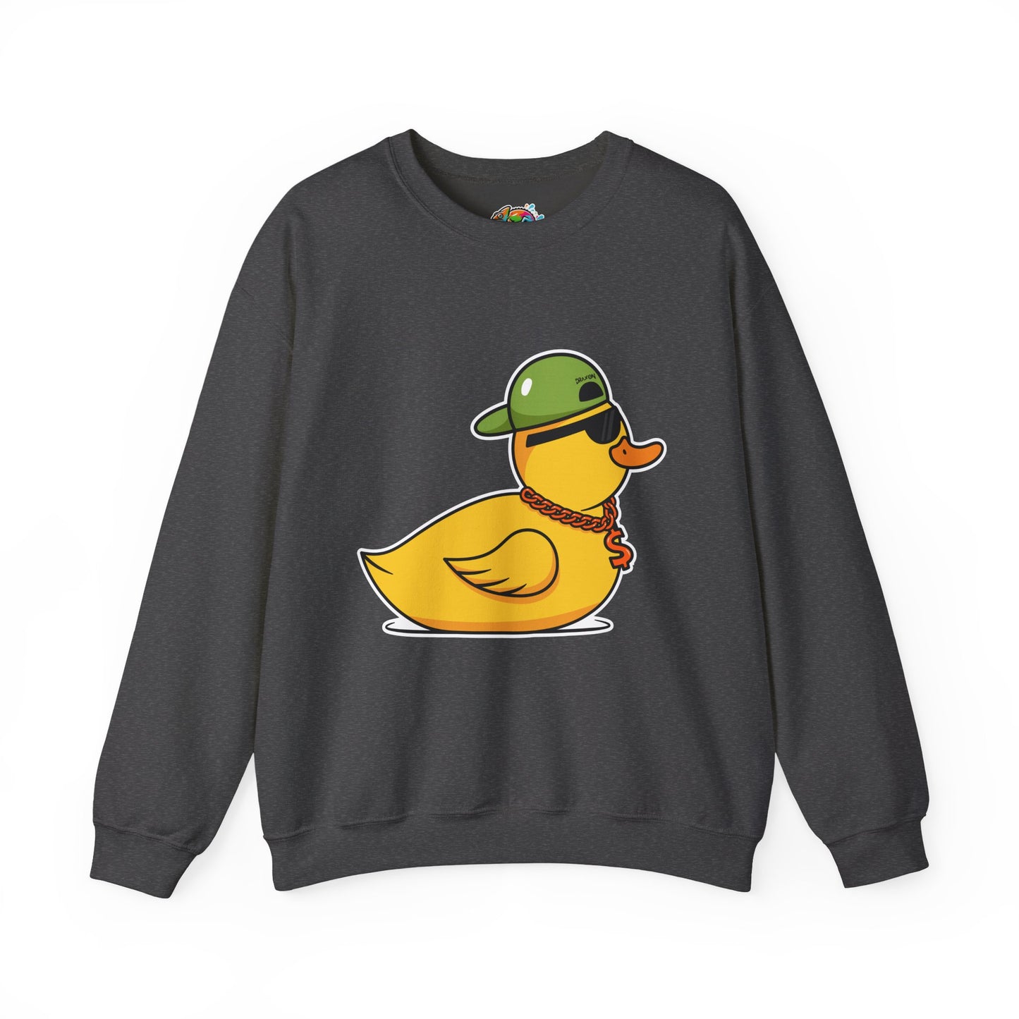 Unisex Heavy Blend™ Crewneck Sweatshirt (Gangster Duck)