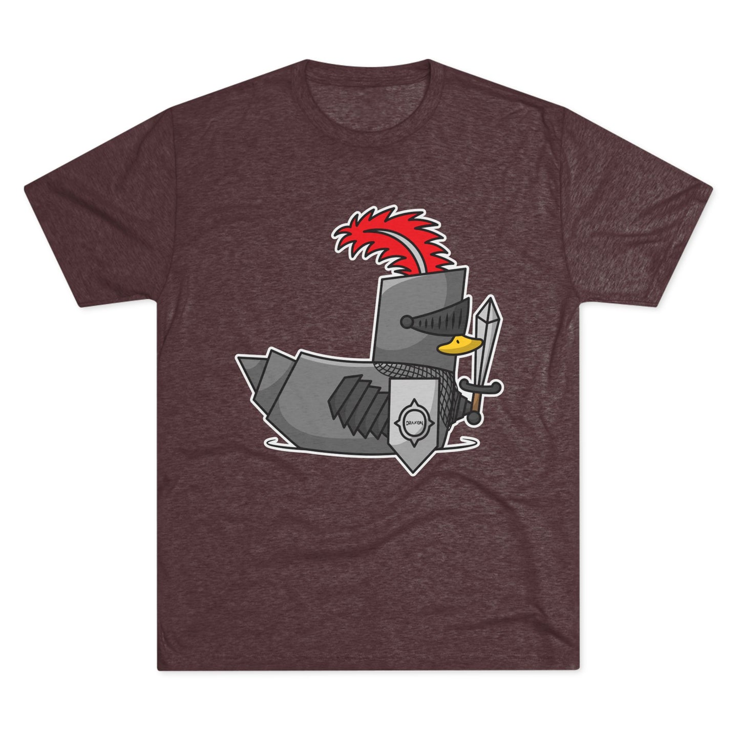 Unisex Tri-Blend Crew Tee (Knight Duck)