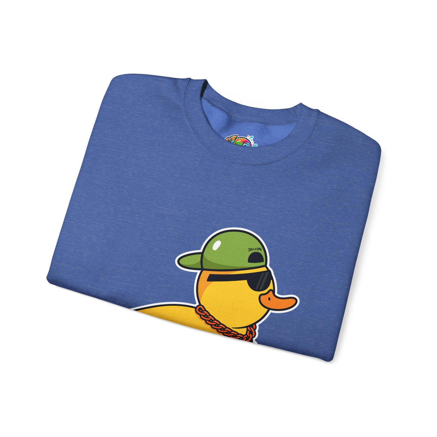 Unisex Heavy Blend™ Crewneck Sweatshirt (Gangster Duck)