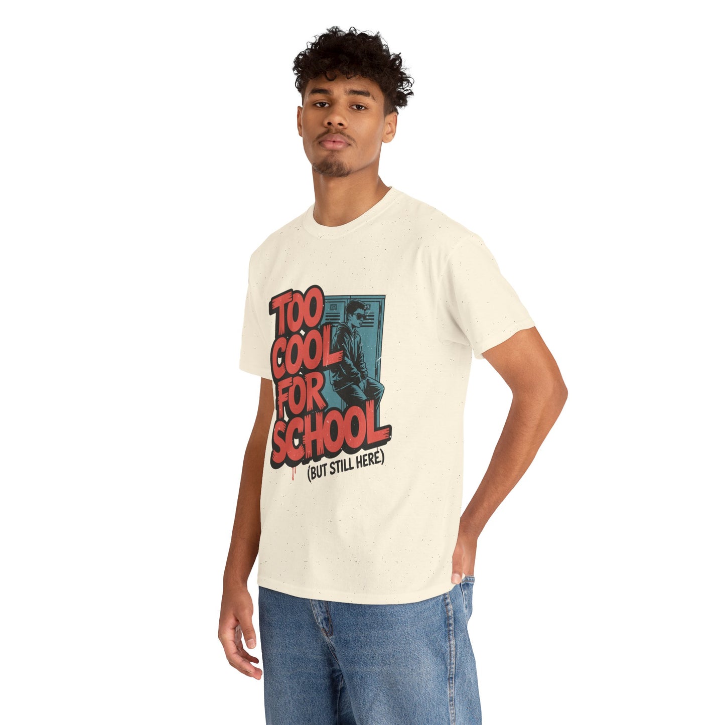 Unisex Heavy Cotton Tee (Too Cool For School)