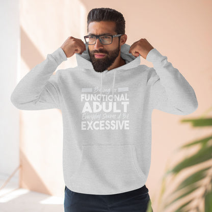 Three-Panel Fleece Hoodie (Being Adult, Seems Excessive)