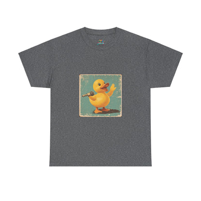 Unisex Heavy Cotton Tee (Karaoke Duck)