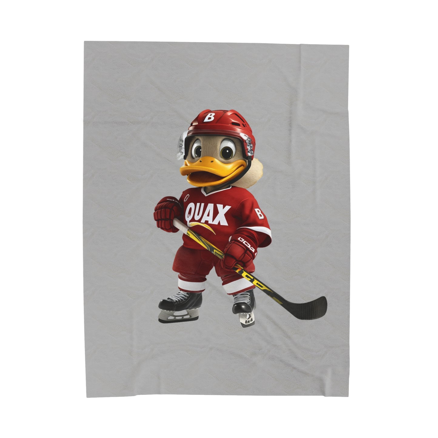 Velveteen Plush Blanket (Hockey Quax)