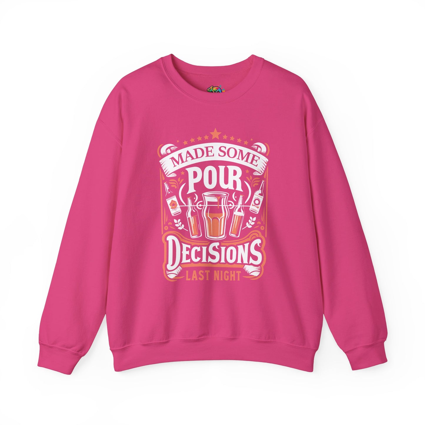 Unisex Heavy Blend™ Crewneck Sweatshirt (Pour Decisions)