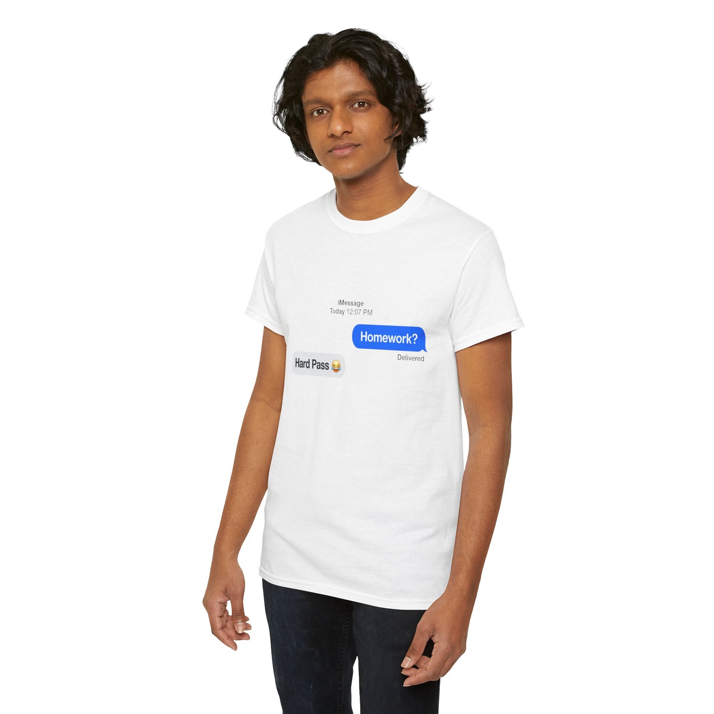 Unisex Heavy Cotton Tee (Homework? Hard Pass)