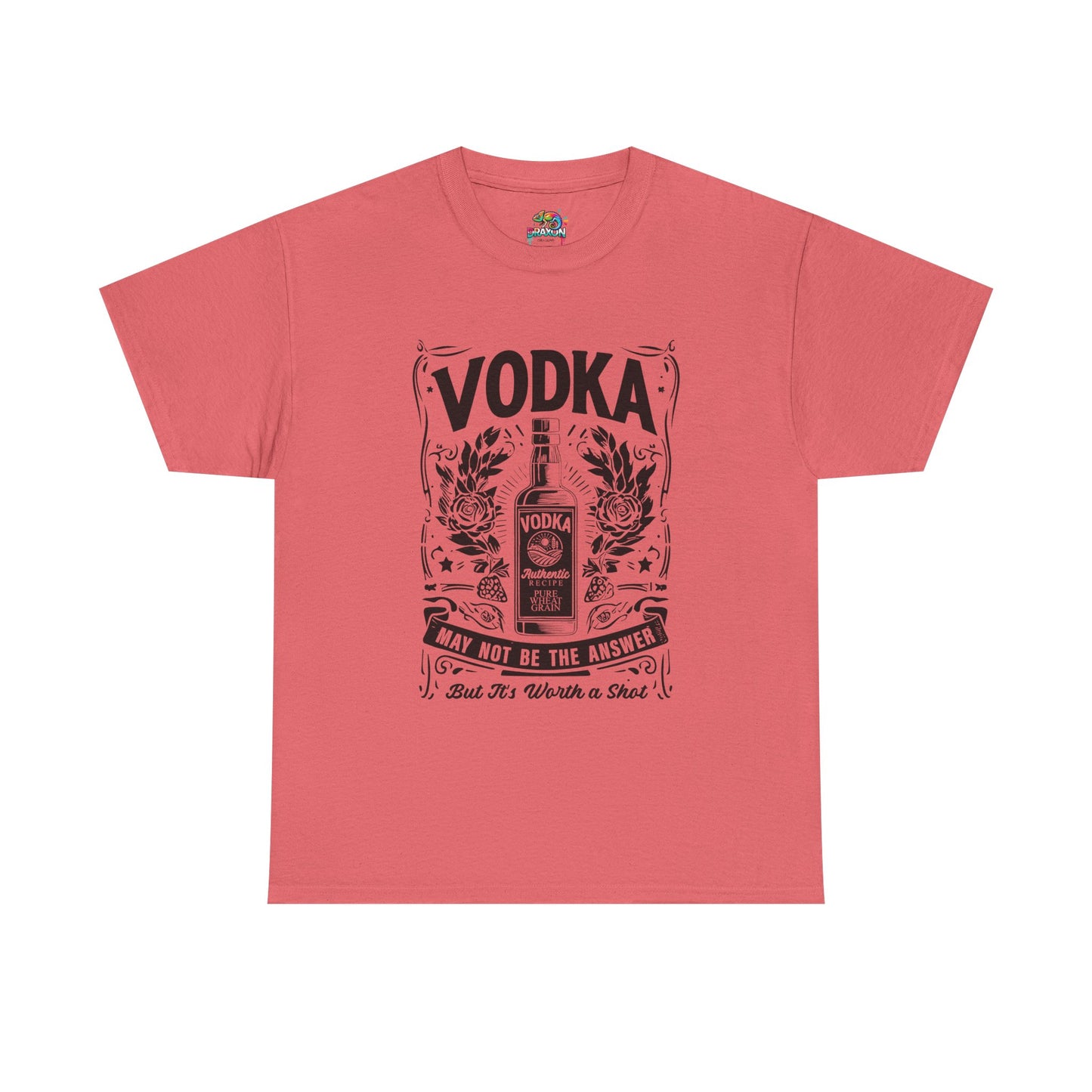 Unisex Heavy Cotton Tee (Vodka - Worth a Shot)