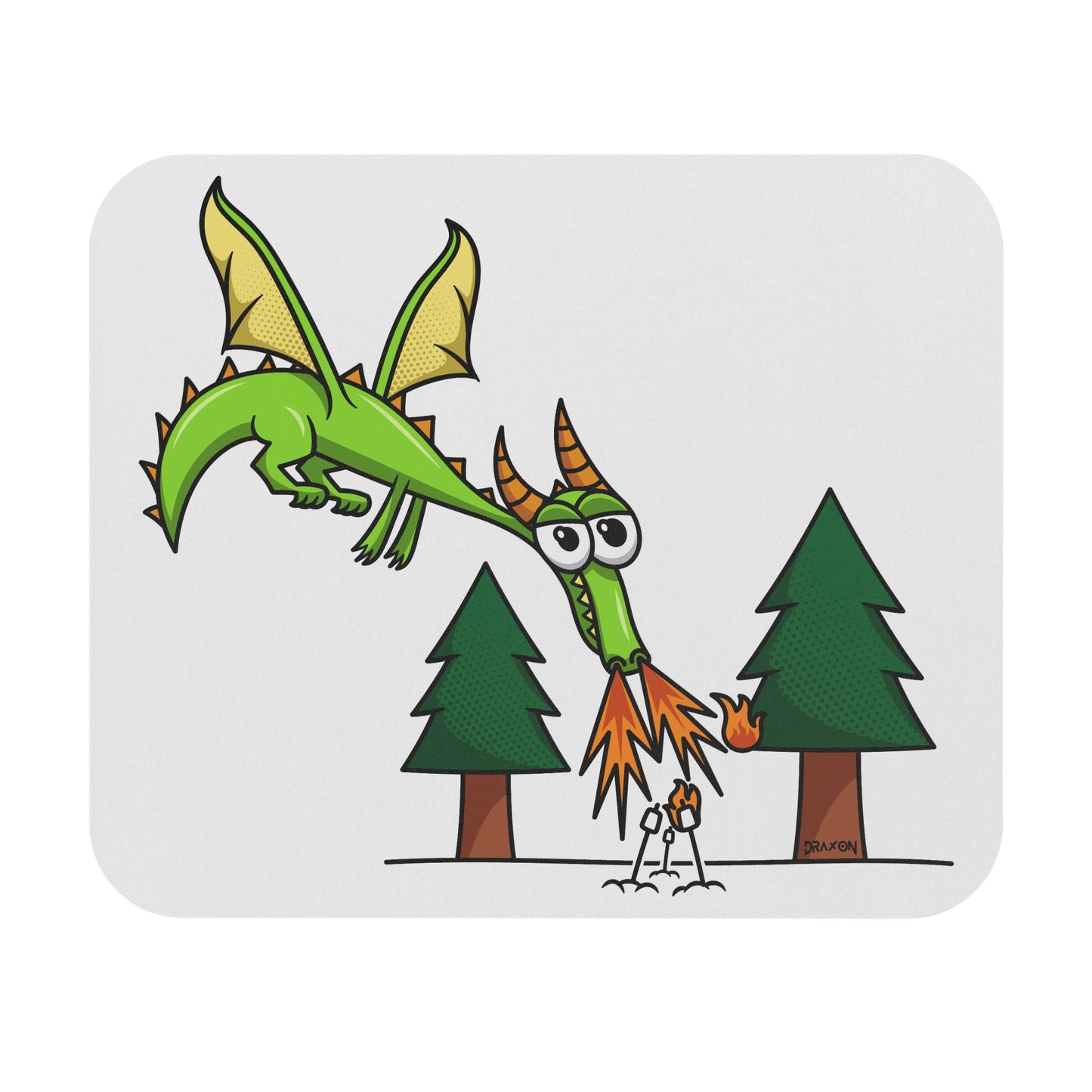 Mouse Pad (Flaming Dragon)