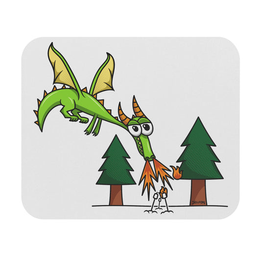 Mouse Pad (Flaming Dragon)