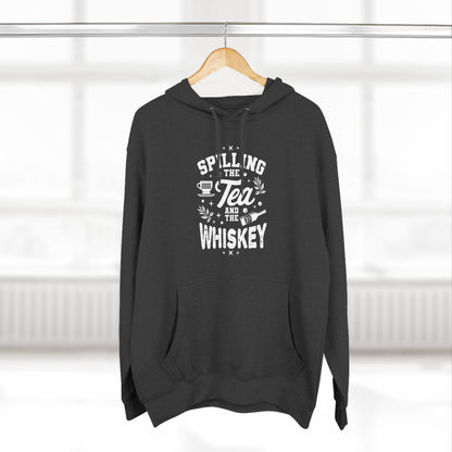 Three-Panel Fleece Hoodie (Spill Tea & Whiskey)