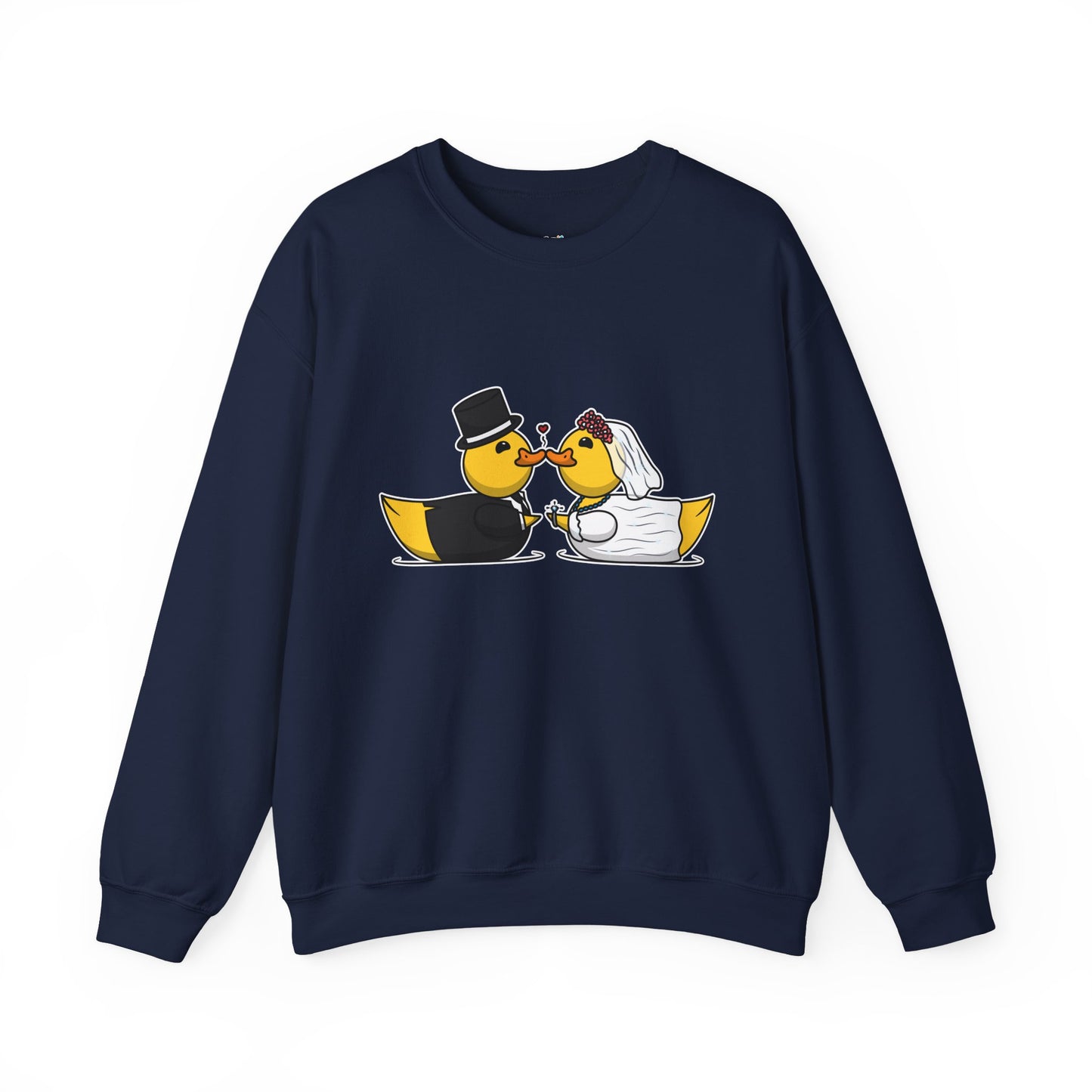 Unisex Heavy Blend™ Crewneck Sweatshirt (Wedding Ducks)