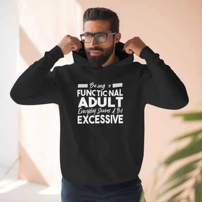 Three-Panel Fleece Hoodie (Being Adult, Seems Excessive)