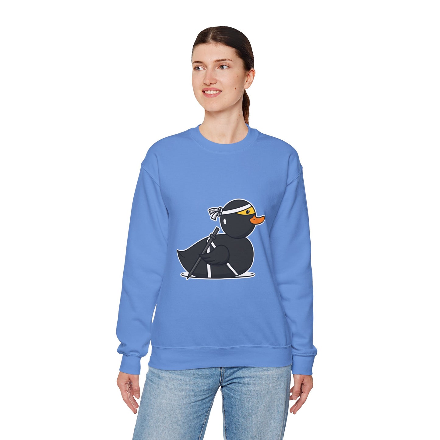 Unisex Heavy Blend™ Crewneck Sweatshirt (Ninja Duck)