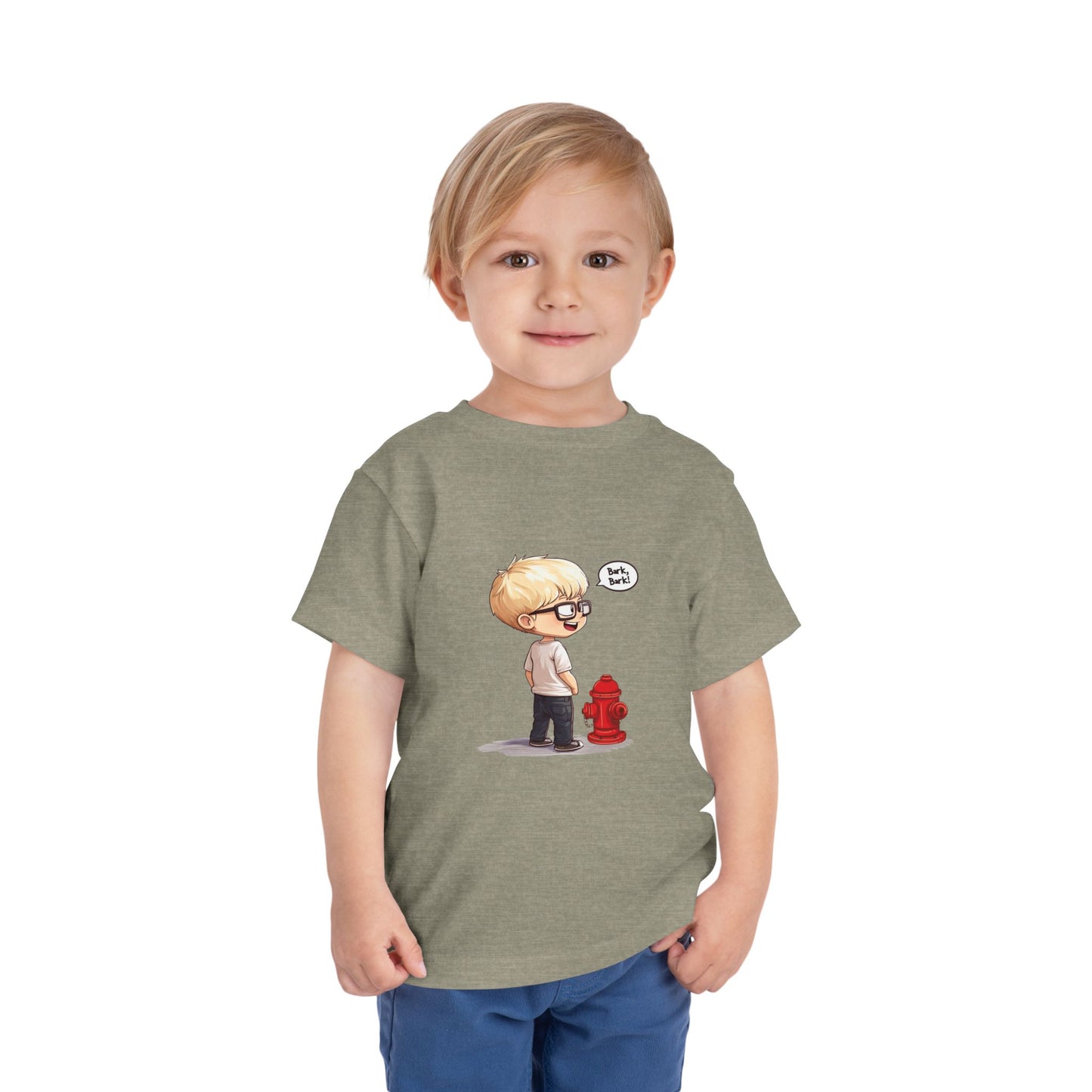 Toddler Short Sleeve Tee (Bark Bark)