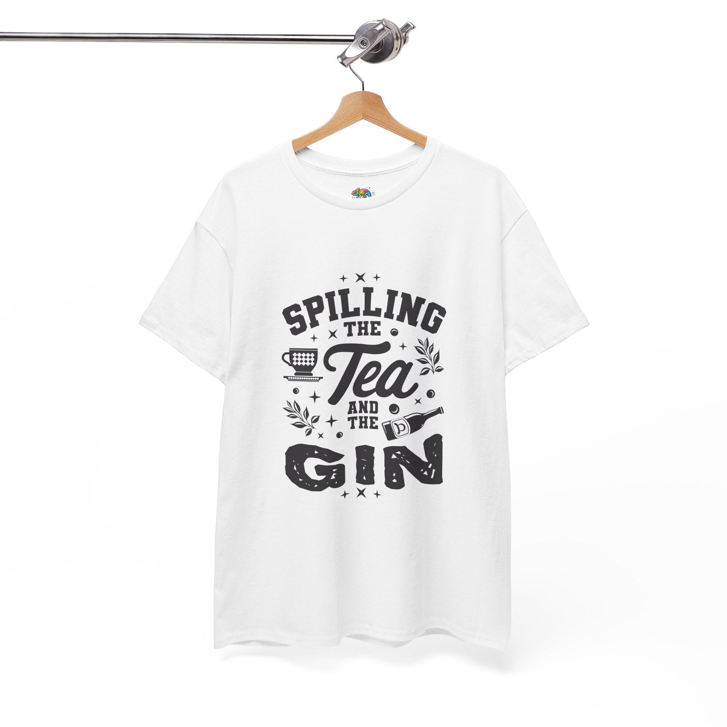 Unisex Heavy Cotton Tee (Spill Tea & Gin)