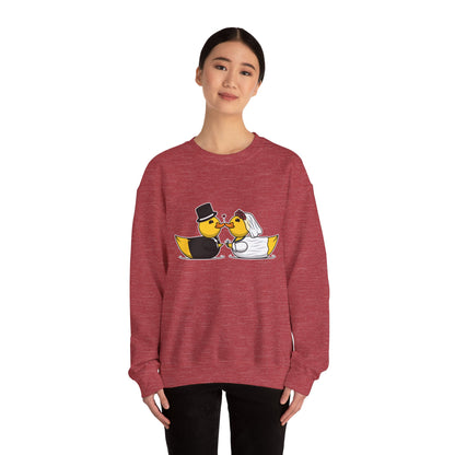 Unisex Heavy Blend™ Crewneck Sweatshirt (Wedding Ducks)