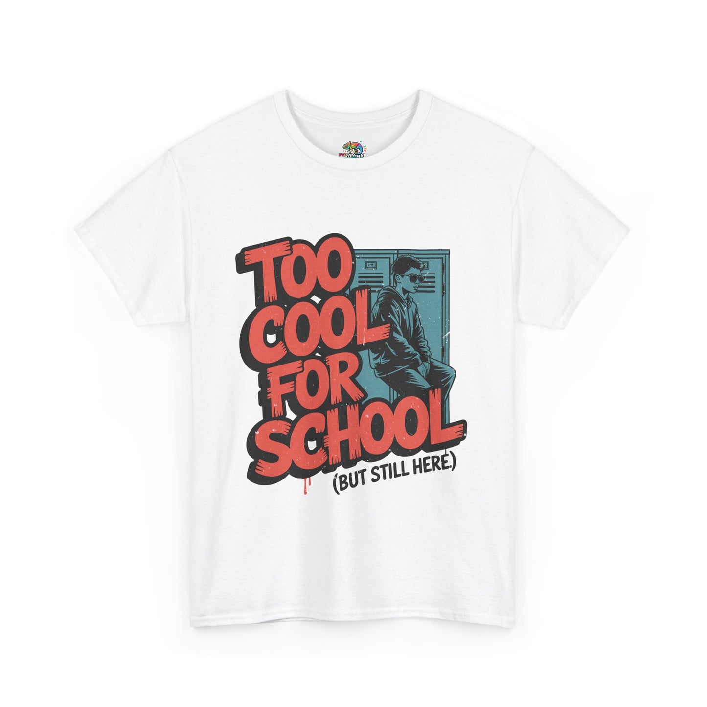 Unisex Heavy Cotton Tee (Too Cool For School)