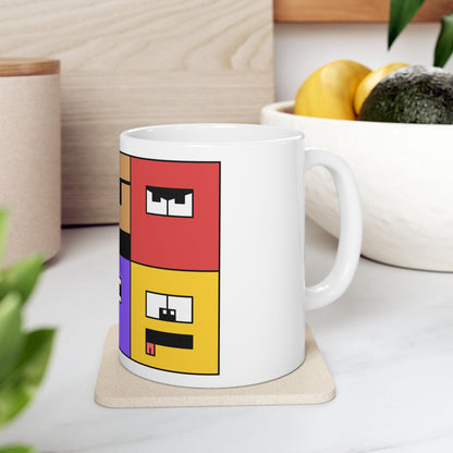 Ceramic Mug - 11oz & 15oz (Emotion Blocks)
