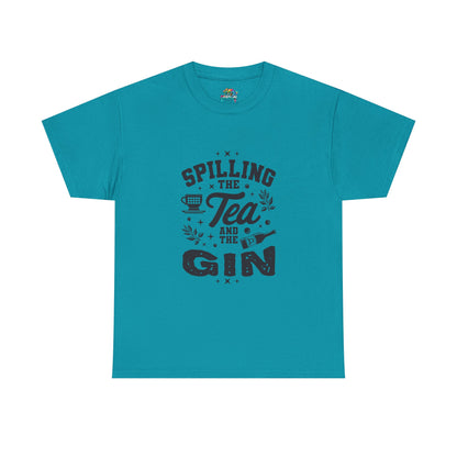 Unisex Heavy Cotton Tee (Spill Tea & Gin)