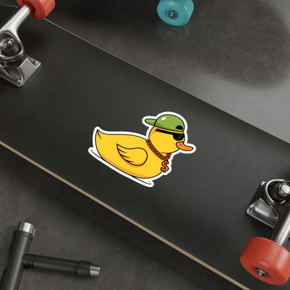 Die-Cut Stickers | Vibrant Art for Personalization (Cool Duck)