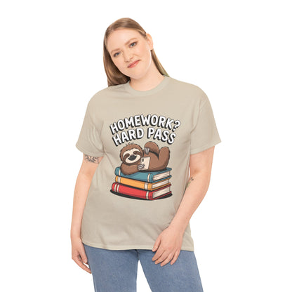 Unisex Heavy Cotton Tee (Homework? Hard Pass)