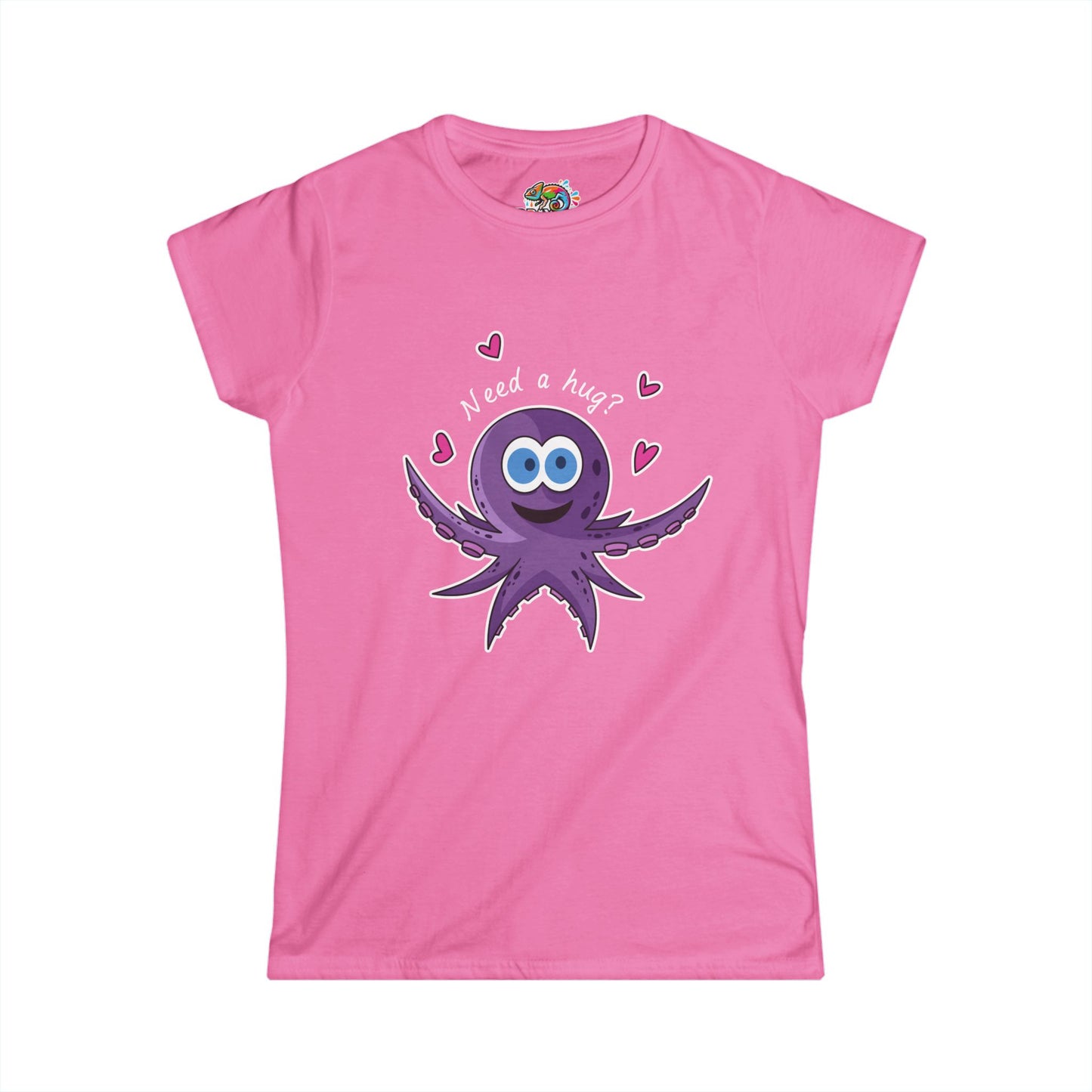 Women's Softstyle Tee (Octopus Hug)
