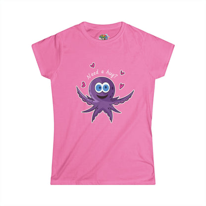 Women's Softstyle Tee (Octopus Hug)