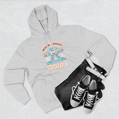 Three-Panel Fleece Hoodie (99% Chance of Cocktails)