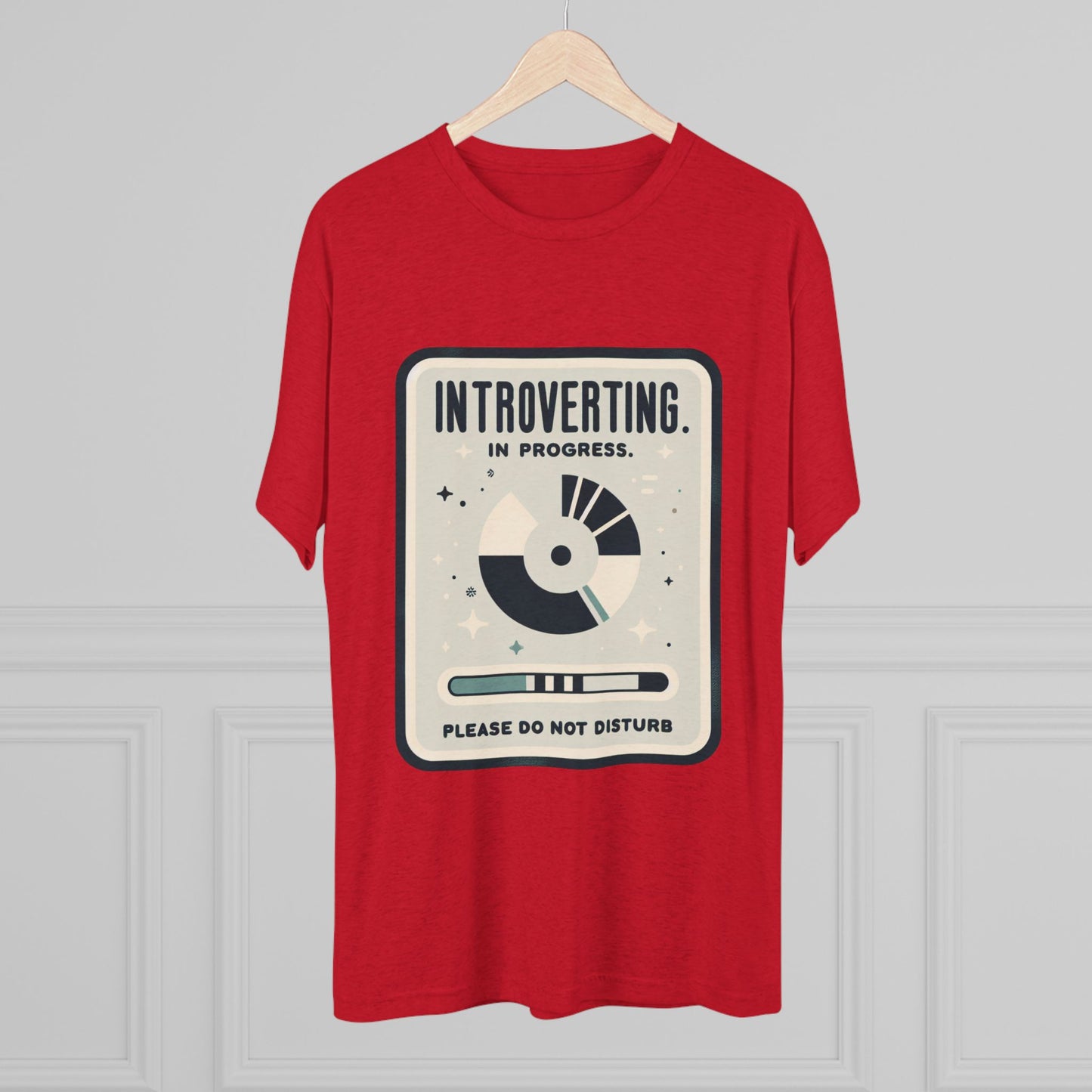 Unisex Tri-Blend Crew Tee (Introverting in Progress)