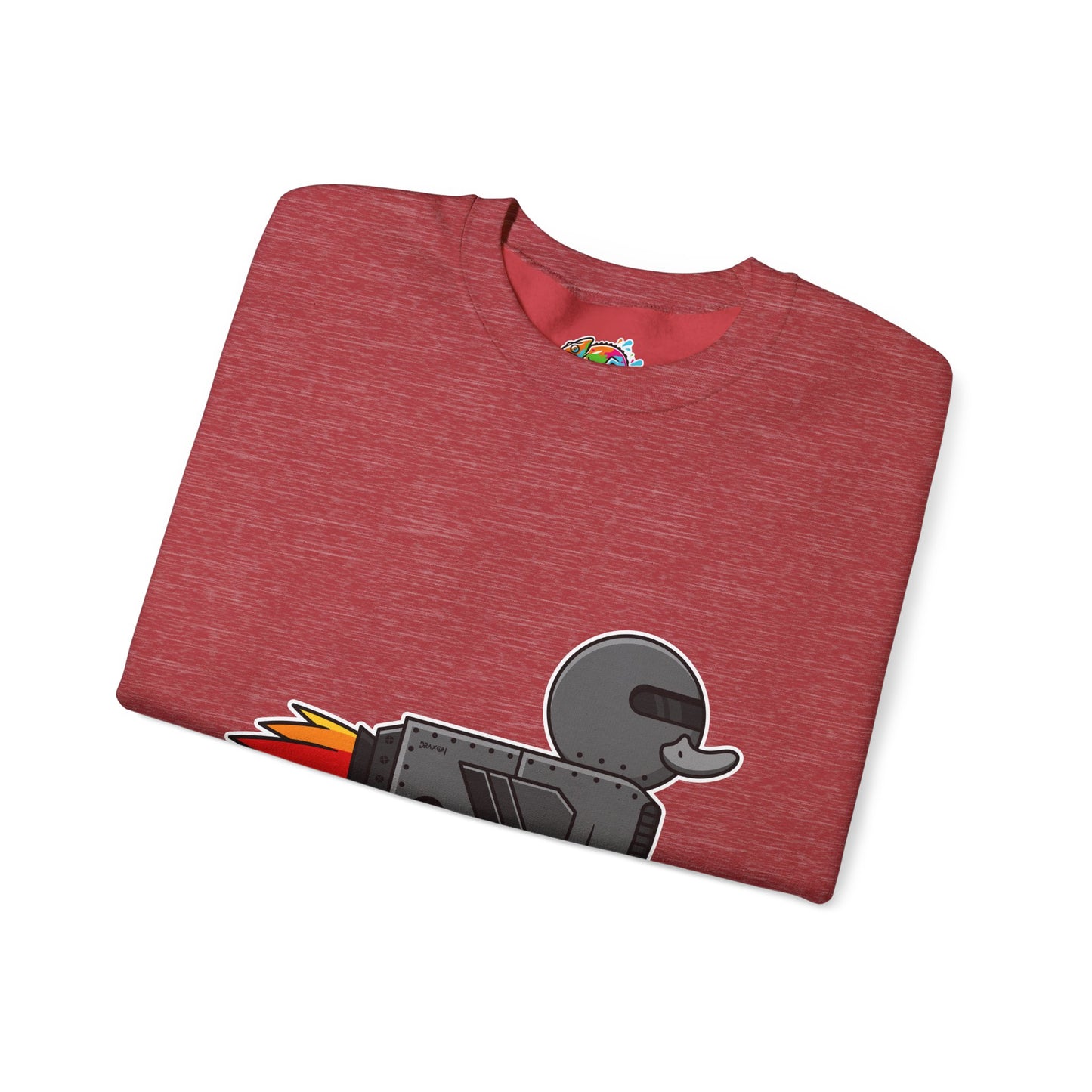 Unisex Heavy Blend™ Crewneck Sweatshirt (Robot Duck)