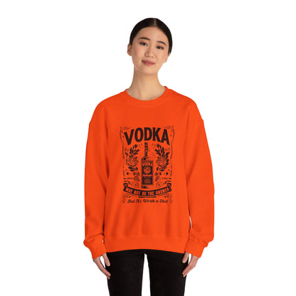 Unisex Heavy Blend™ Crewneck Sweatshirt (Vodka - Worth a Shot)