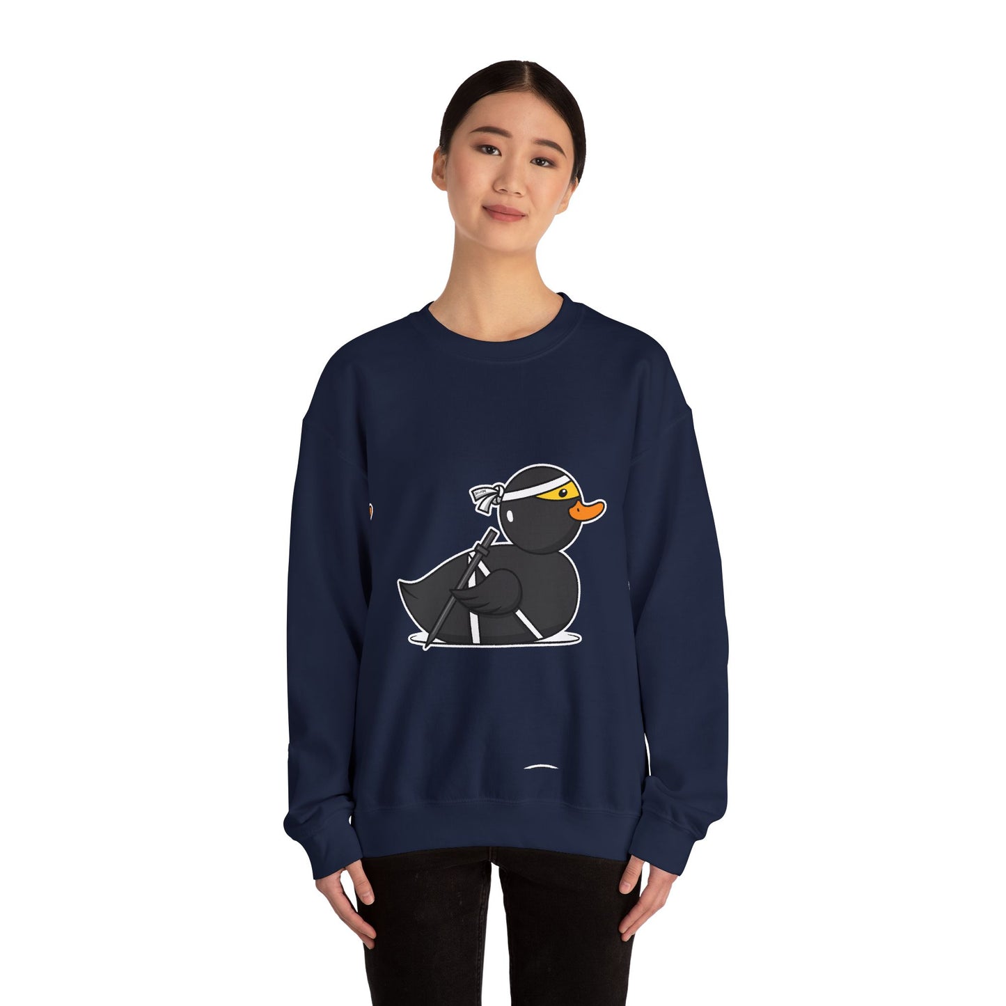 Unisex Heavy Blend™ Crewneck Sweatshirt (Ninja Duck)