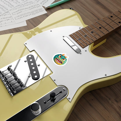Die-Cut Stickers | Vibrant Art for Personalization (Green Monster 2)