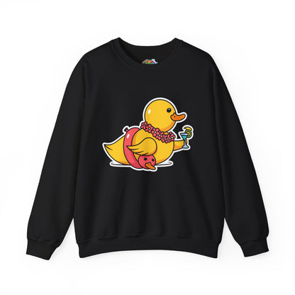 Unisex Heavy Blend™ Crewneck Sweatshirt (Tropical Duck)