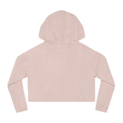 Women’s Cropped Hooded Sweatshirt (Less Drama More Glitter)