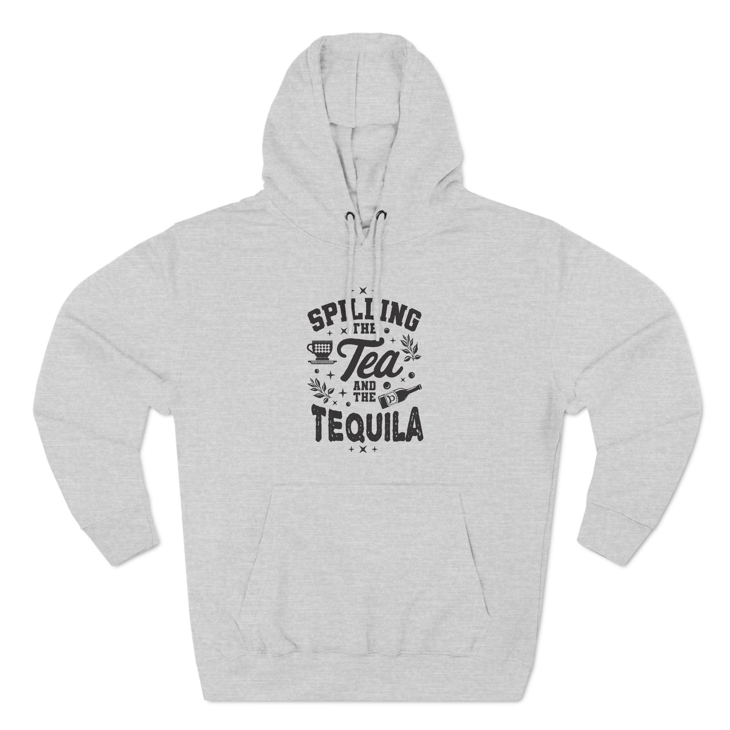 Three-Panel Fleece Hoodie (Spill Tea & Tequila)