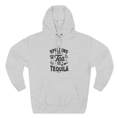 Three-Panel Fleece Hoodie (Spill Tea & Tequila)