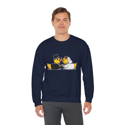 Unisex Heavy Blend™ Crewneck Sweatshirt (Wedding Ducks)