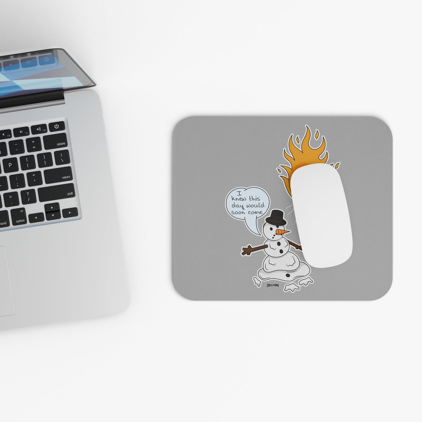 Mouse Pad (Melting Snowman)