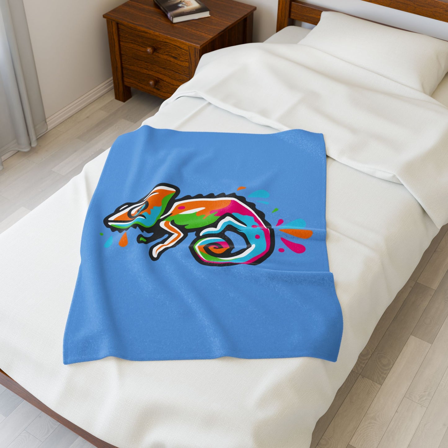 Velveteen Plush Blanket (DC Logo)