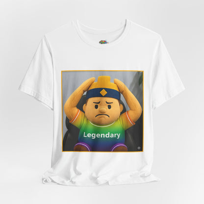 Legendary Tee - Casual Unisex Jersey Short Sleeve Shirt with Playful Design (CLASH)
