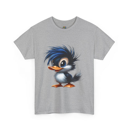 Unisex Heavy Cotton Tee (Blue Hair Duck)