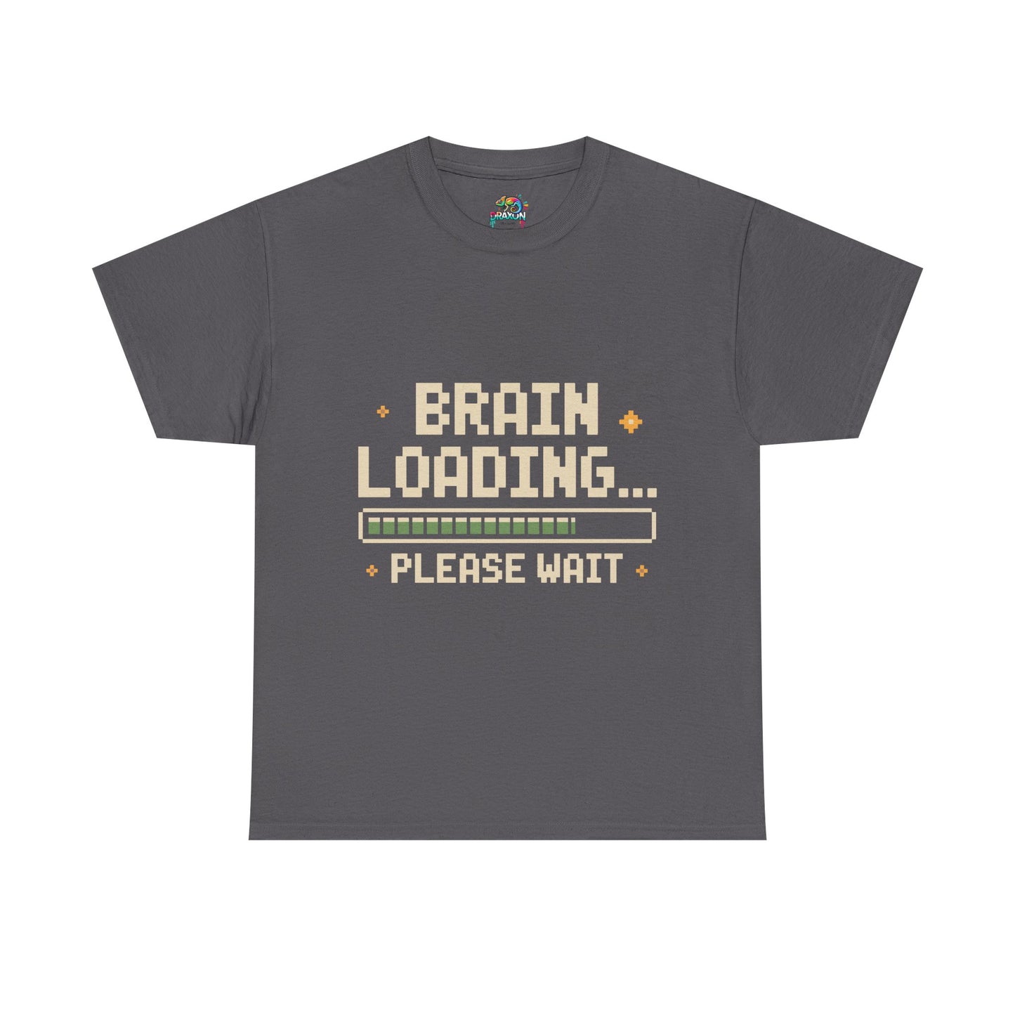 Unisex Heavy Cotton Tee (Brain Loading...Please Wait)